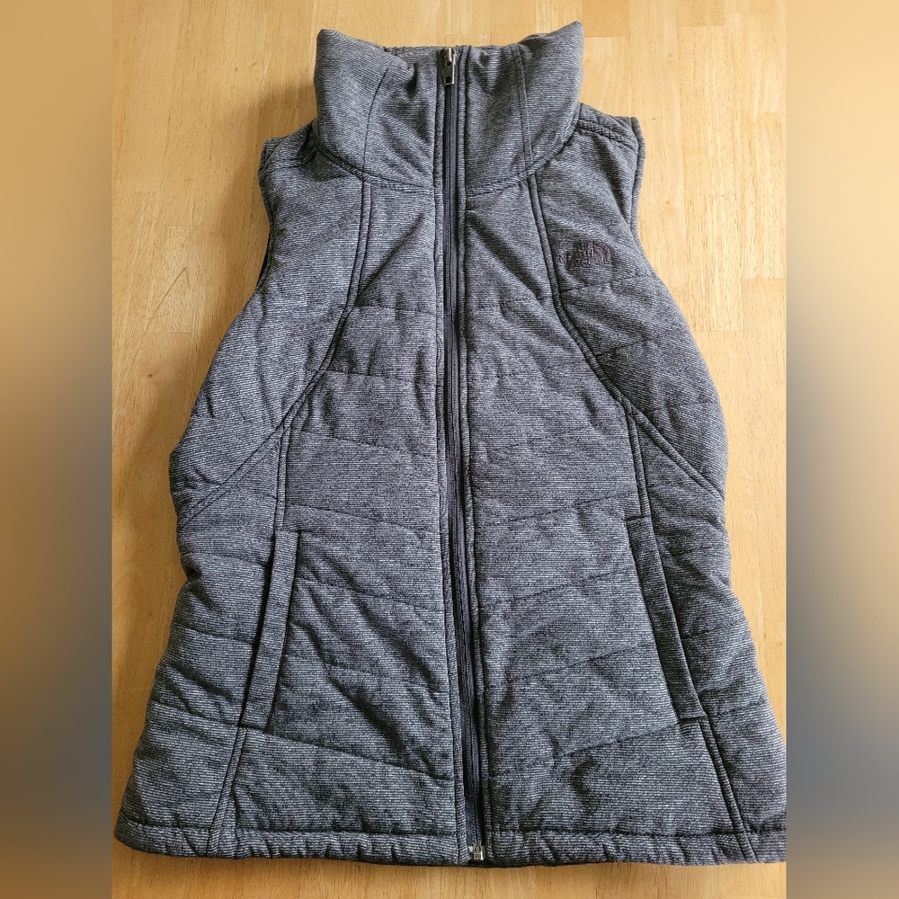 The North Face Gray Quilted Vest